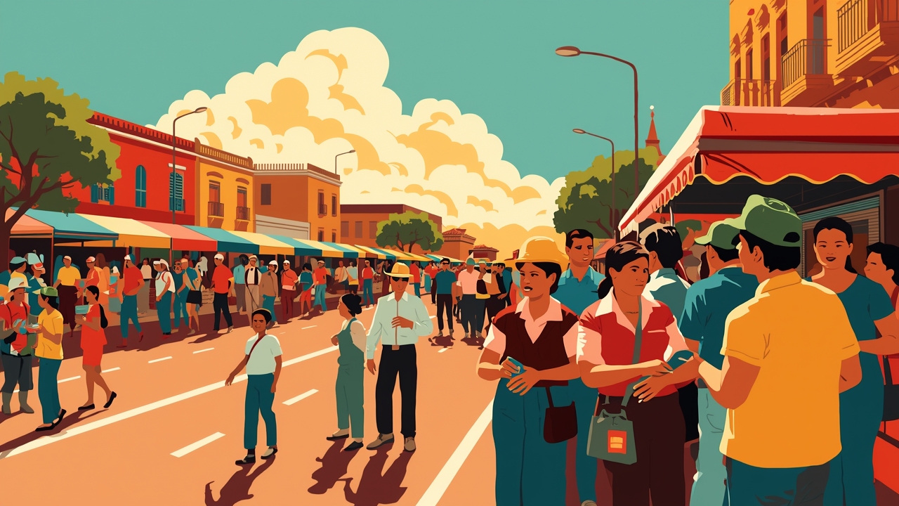 Mexico City market workers protest electronic payment rules