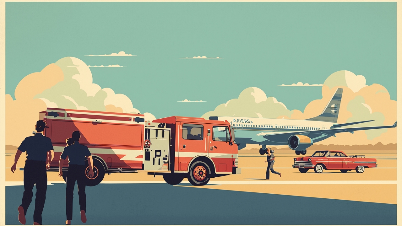 Jet collides with fire truck at LaGuardia Airport