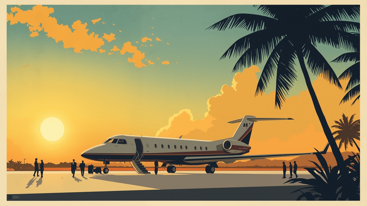 Downsized flight lands in Tulum