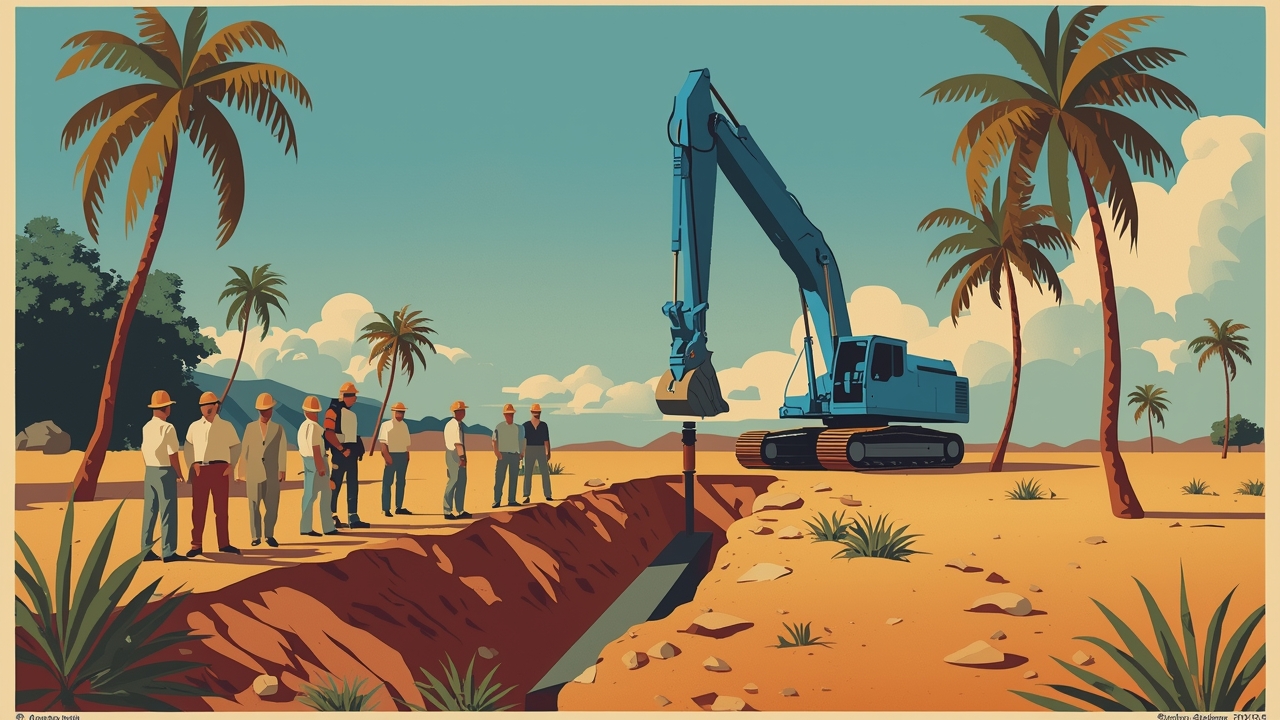 Sewer construction starts in El Córbano community